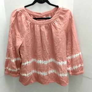 Madewell tie dye cotton top NWT small